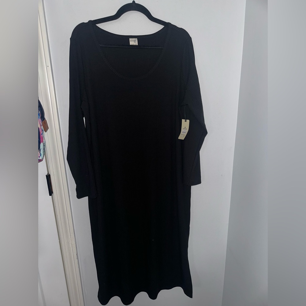 Chic Black Long Sleeve Dress